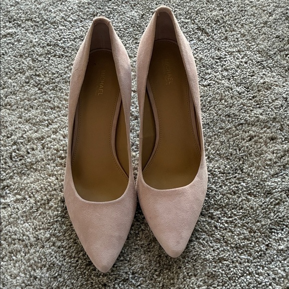 Michael Kors Shoes - Michael Kors Dusty Pink Suede Pointed Toe Pumps